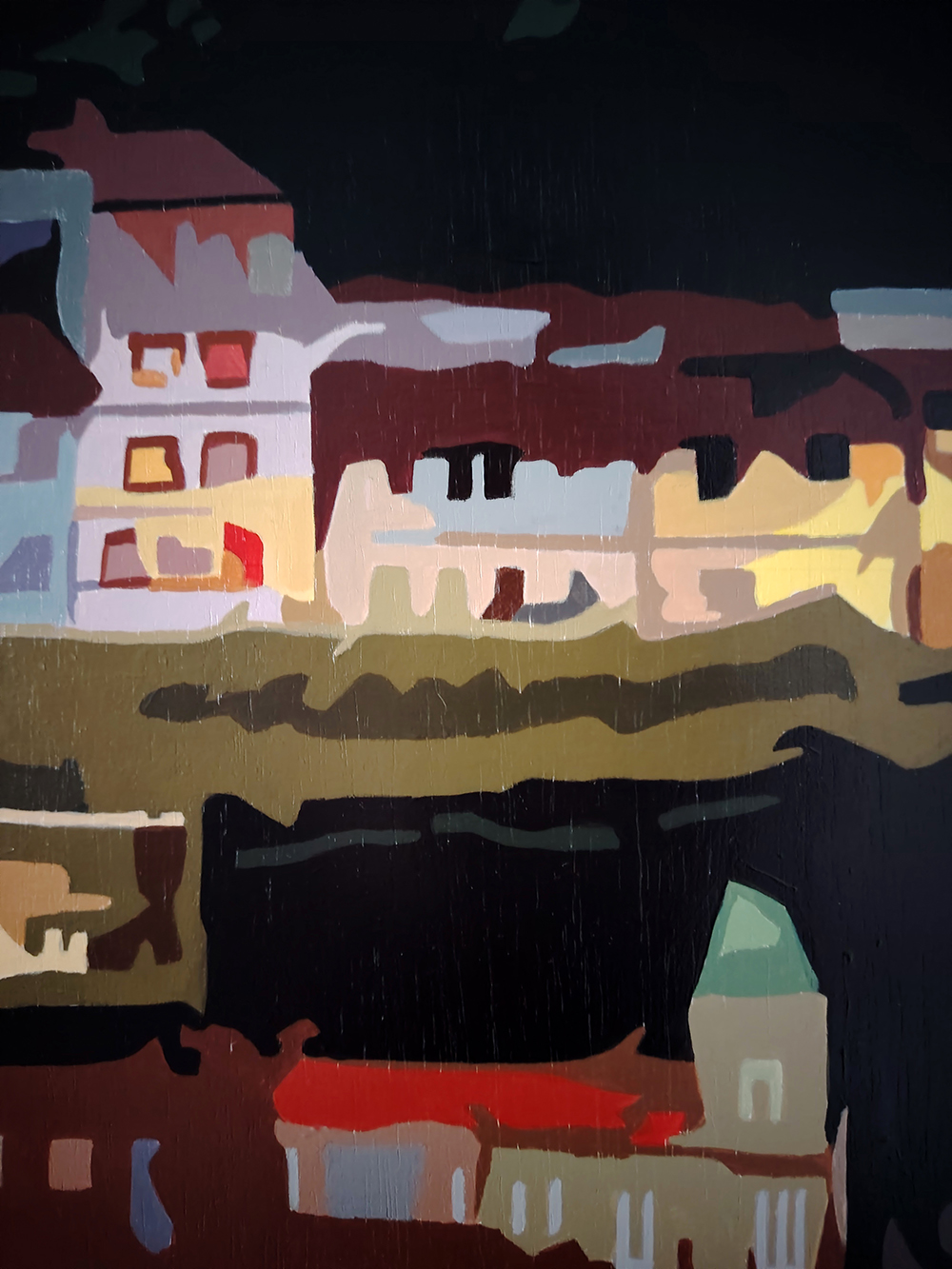 AS4925-arte-maria-del-roxo-cudillero-asturias-puerto-nocturno-pintura-acrilica-3