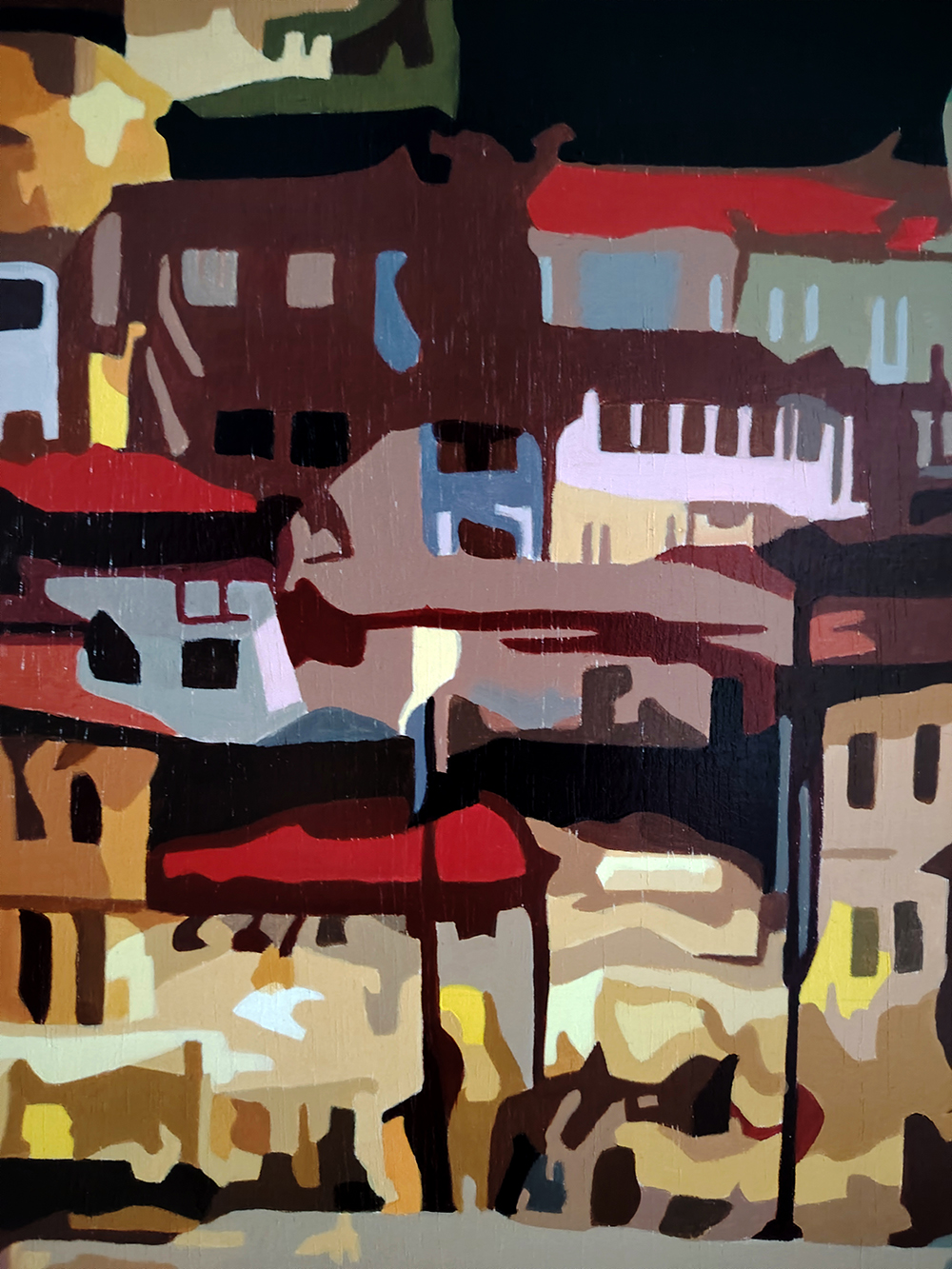 AS4925-arte-maria-del-roxo-cudillero-asturias-puerto-nocturno-pintura-acrilica-4